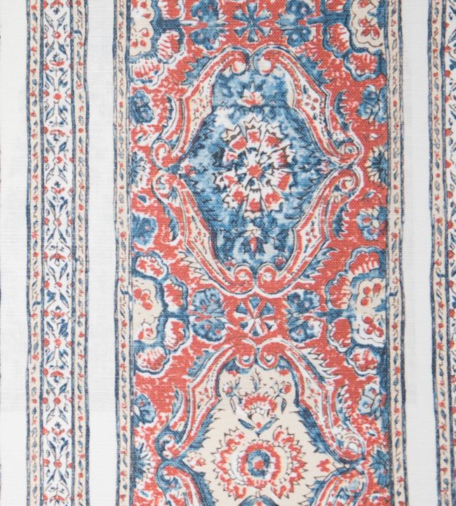 Pedana Stripe Fabric by Titley and Marr Indigo&Madder
