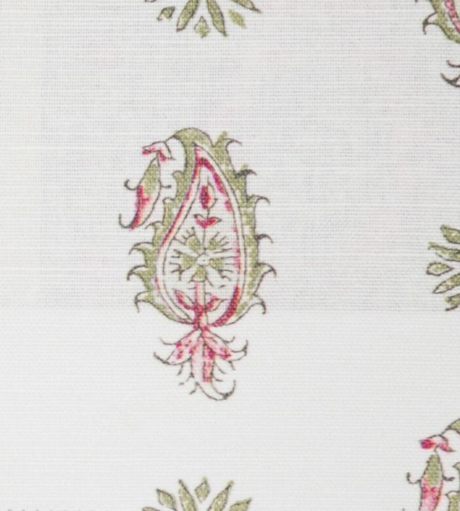 Persian Paisley Fabric by Titley and Marr Pink&Apple