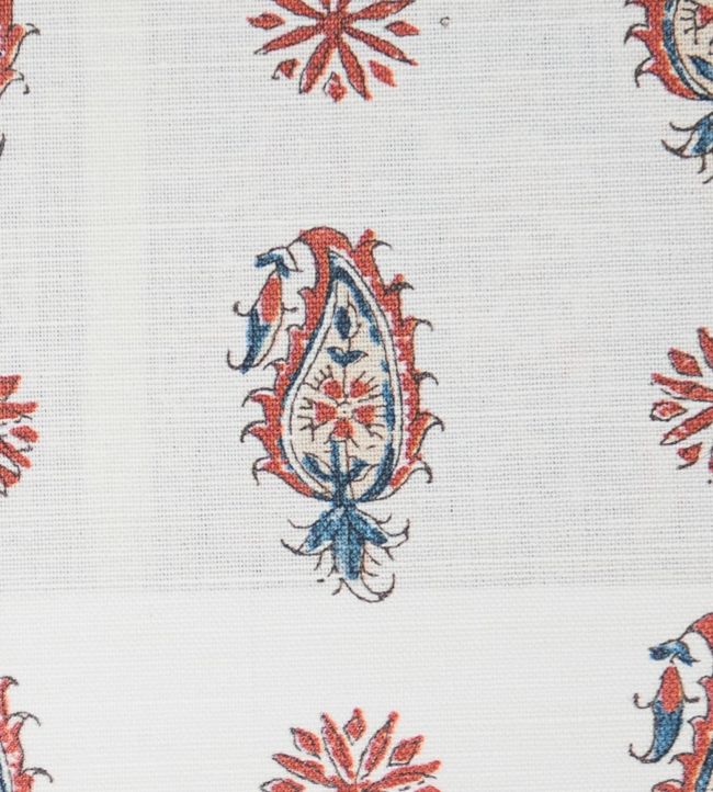Persian Paisley Fabric by Titley and Marr Indigo&Madder