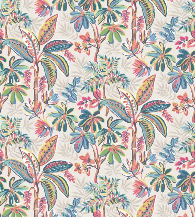 Tivoli Wallpaper by Osborne & Little Fucshia