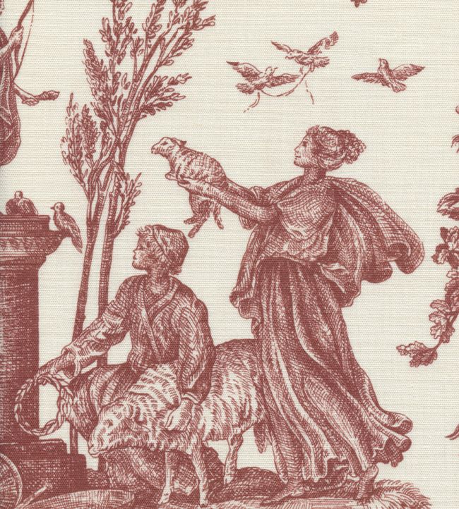 Toile Baptiste Fabric by Lewis & Wood Rhone
