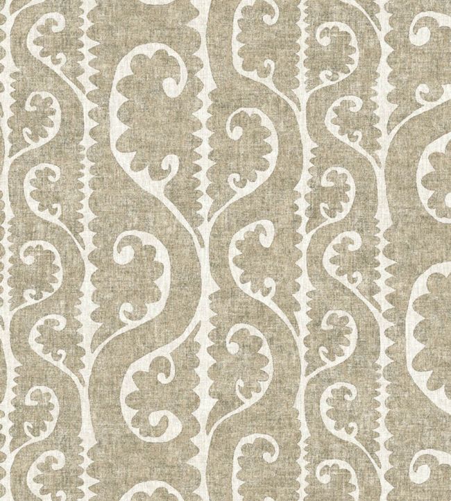 Totem Wallpaper in Natural by Lewis & Wood Jane Clayton