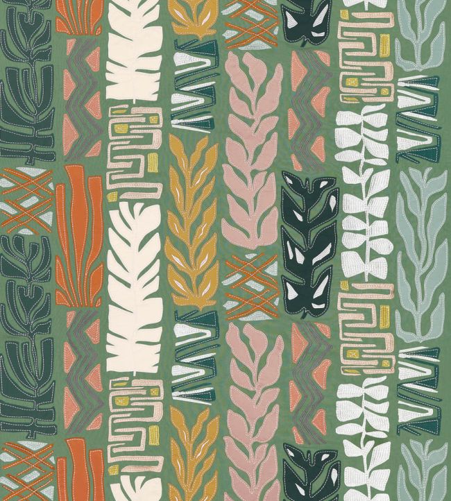 Totem Fabric by Osborne & Little Celadon