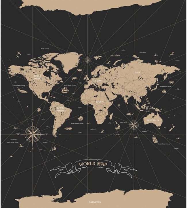 Travel Is My Therapy Mural by Caselio Noir