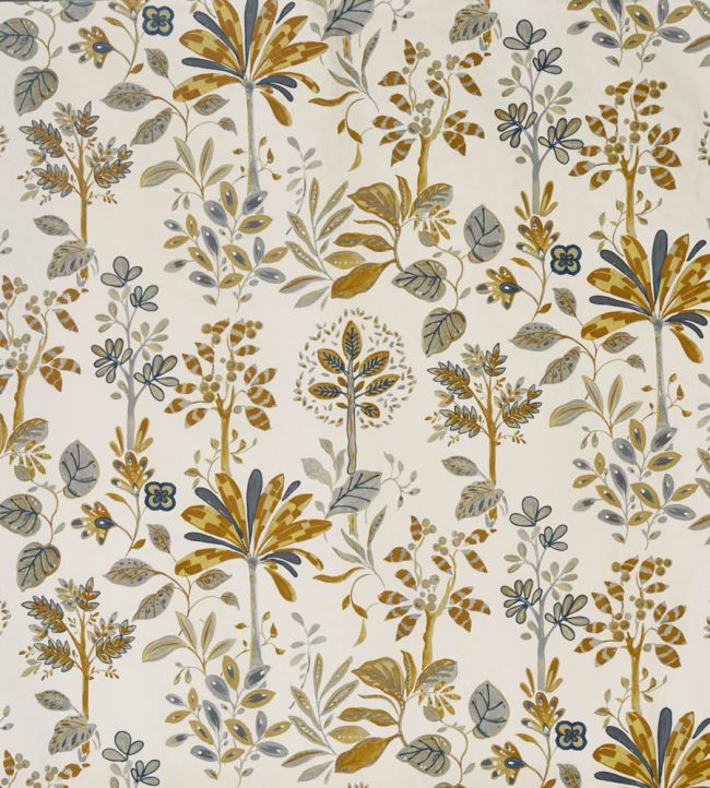 Tree of Life Fabric in Amber by Prestigious Textiles Jane Clayton