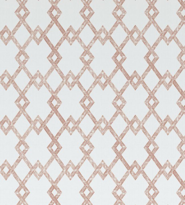 Treillage Fabric by Madeaux 03 Red Earth
