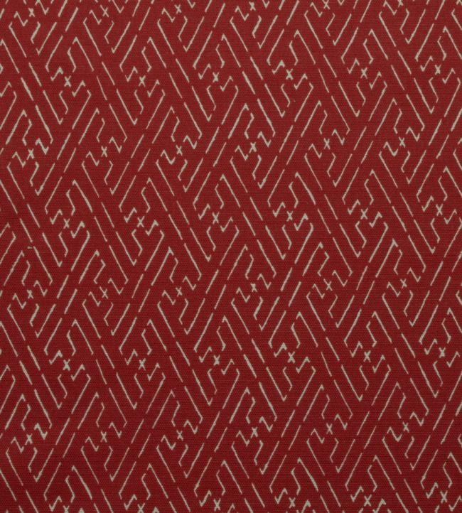 Trellis Fabric by Titley and Marr Tomato