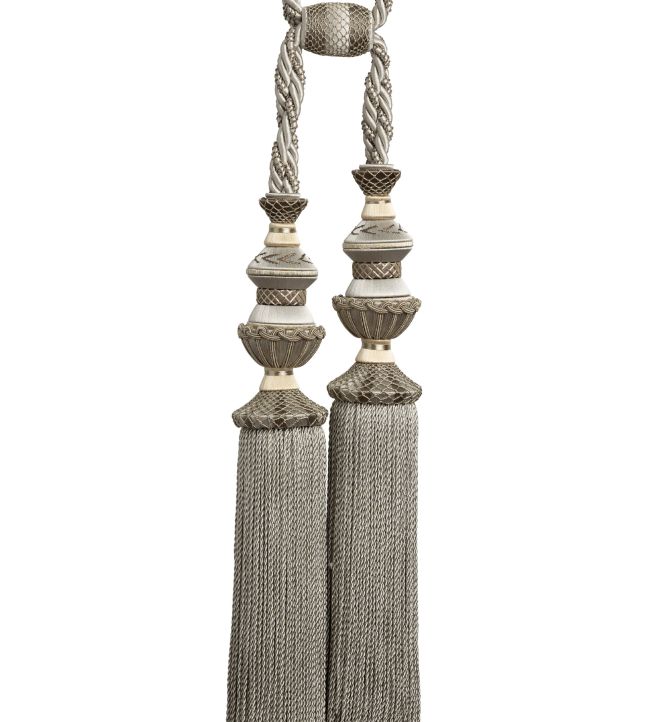 Trianon Double Tassel Tieback Trimming by Samuel & Sons Sterling