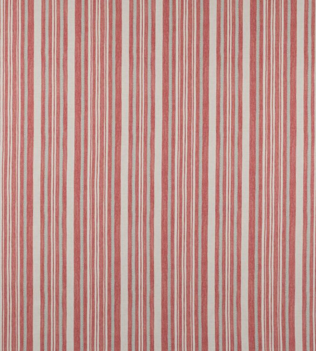Tulsi Stripe Fabric by Jane Churchill Red