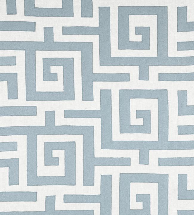 Tulum Wallpaper by Thibaut Spa Blue