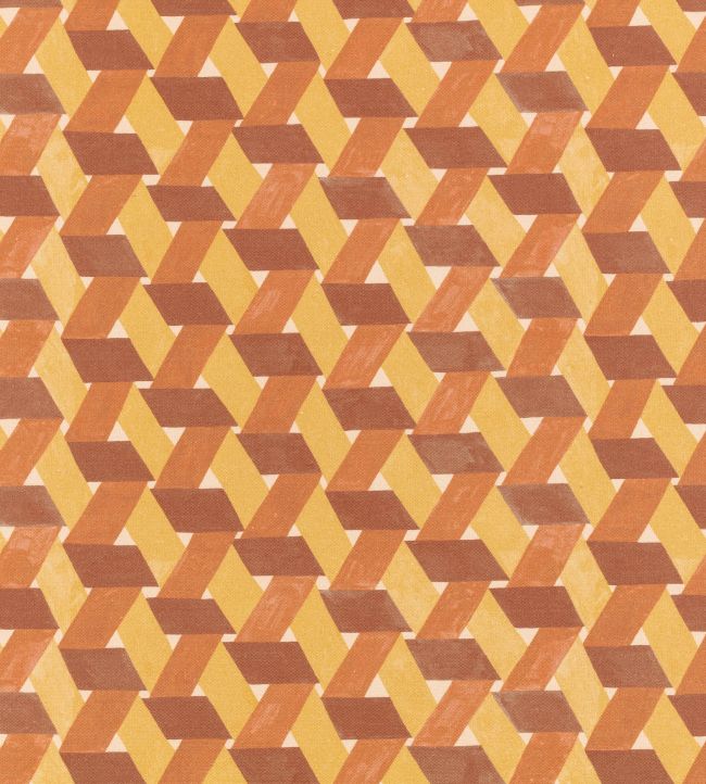 Twist Recycled Fabric by Kirkby Design Nectarine