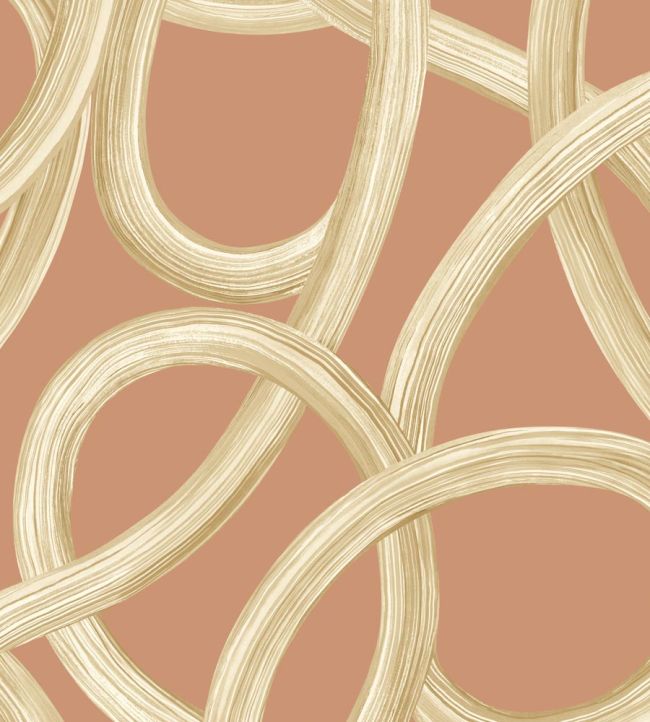 Twisted Geo Wallpaper by Ohpopsi Ginger