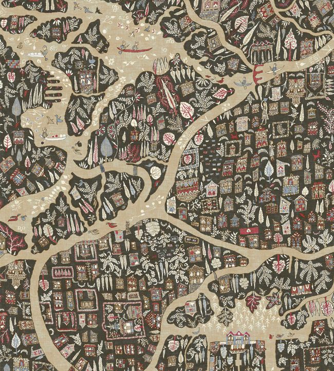 Utopia Fabric by Lewis & Wood Twilight