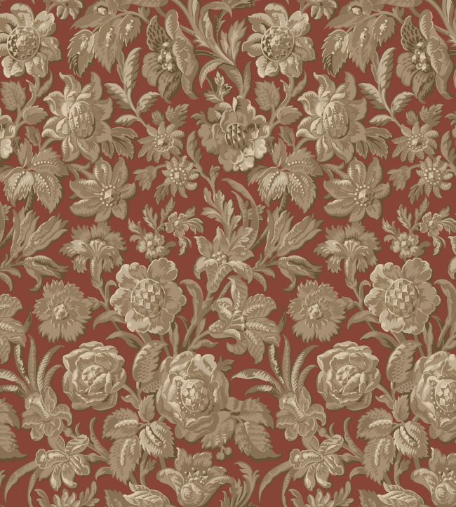 Valentin Wallpaper by Sandberg Ruby Red