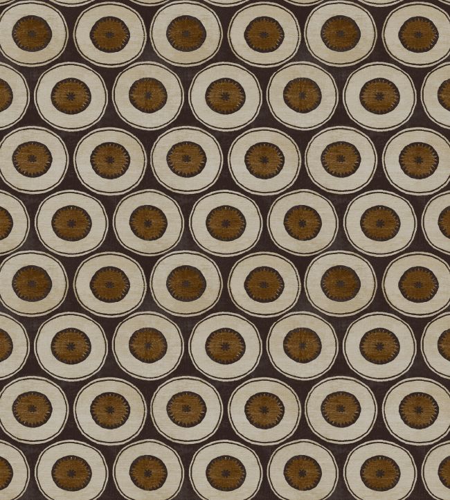 V&A Izmir Fabric by Arley House Nutmeg