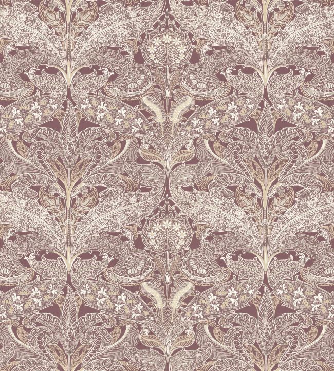 V&A Lacewing Fabric by Arley House Pink