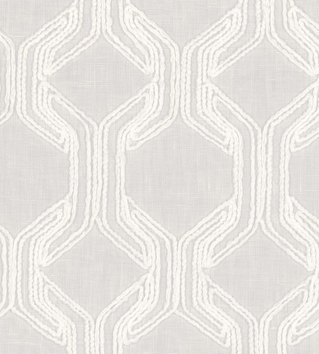 Varengeville Fabric by Casamance Blanc