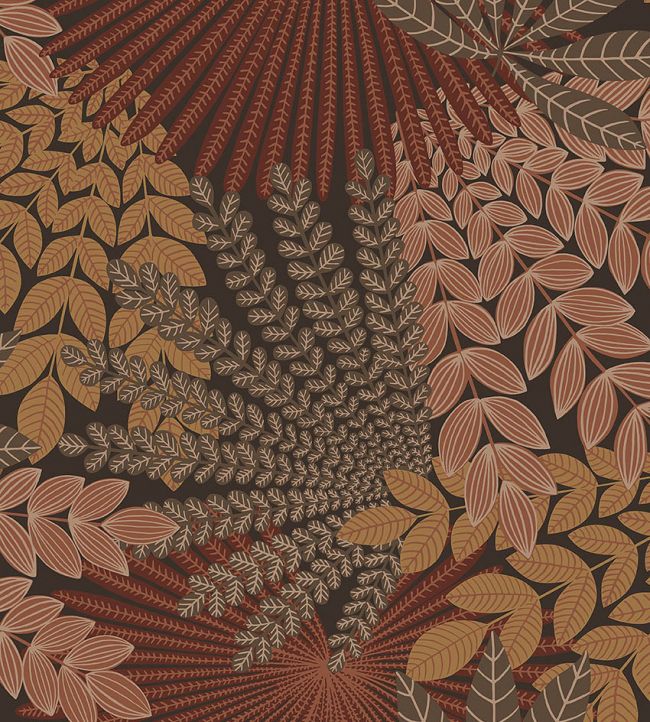 Velvet Leaves Wallpaper in 59 by Borastapeter Jane Clayton