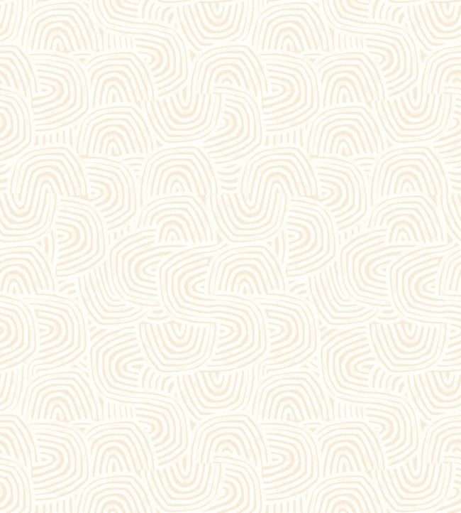 Venation Mini Wallpaper by Ohpopsi Natural Linen