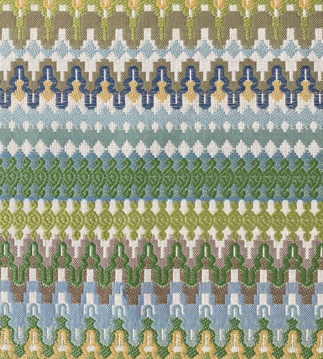 Vibe Outdoor Fabric in Mint Julep by Ian Sanderson Jane Clayton