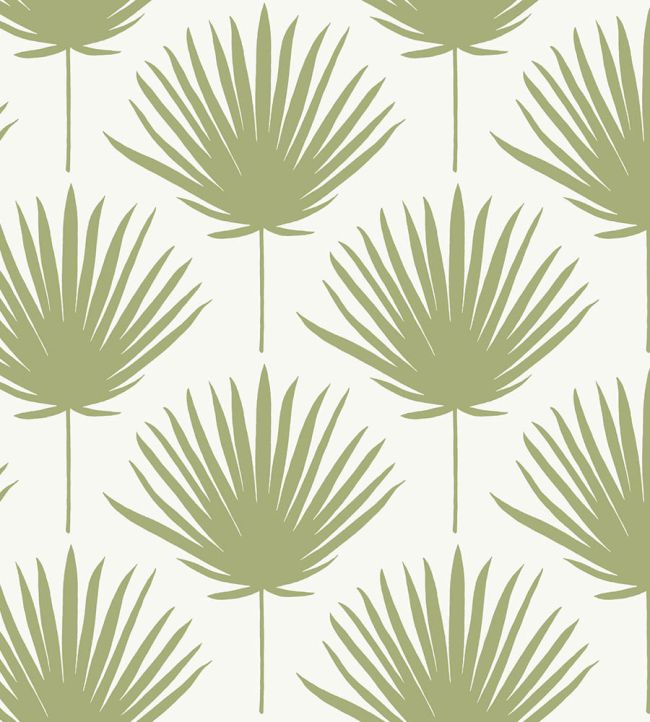Vibrant Palm Wallpaper by Today Interiors Sage