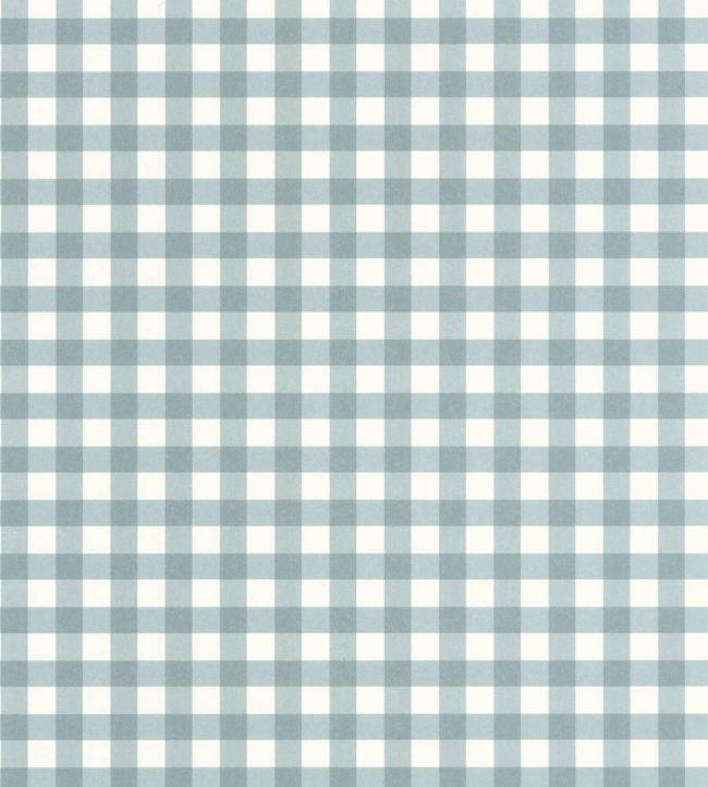 Vichy Wallpaper by Casadeco Bleu Orage