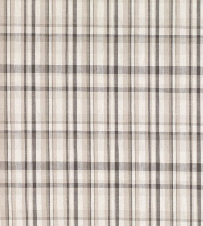Rubra Check Fabric by Villa Nova Cinder