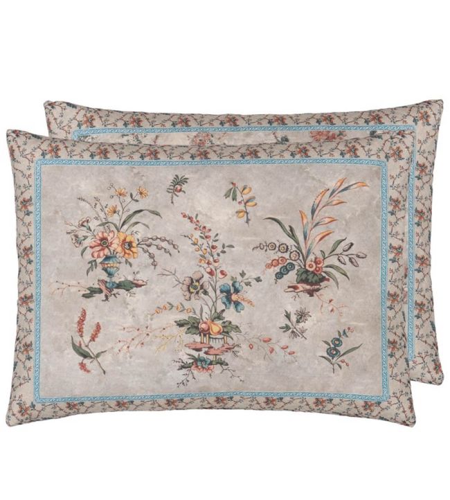 Vintage Floral Cushion 60 x 45cm by Designers Guild Linen