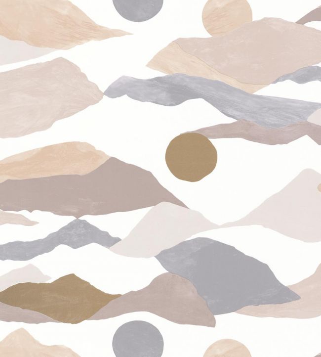 Voyages Wallpaper by Caselio Beige / Taupe / Dore
