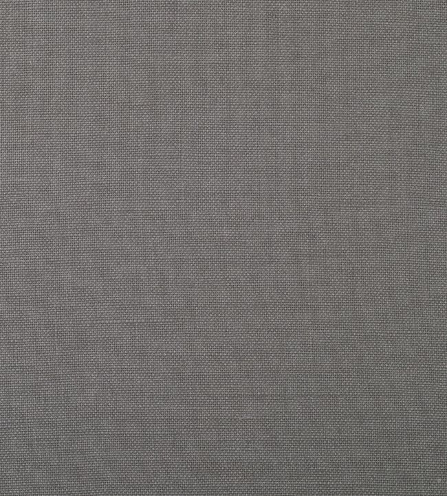 Slubby Linen II Fabric by Warwick Dark Grey