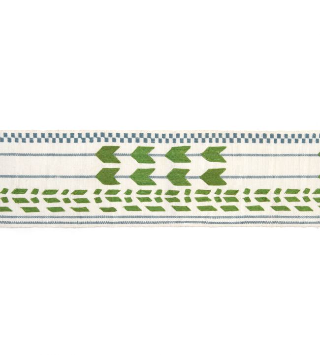 Wayfarer Border Trimming by Christopher Farr Cloth Green