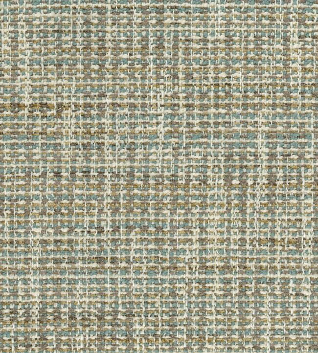 Weald Fabric by Nina Campbell Aqua/Beige