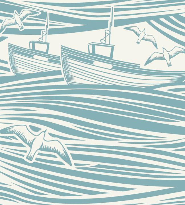 Whitby Wallpaper by Mini Moderns High Tide