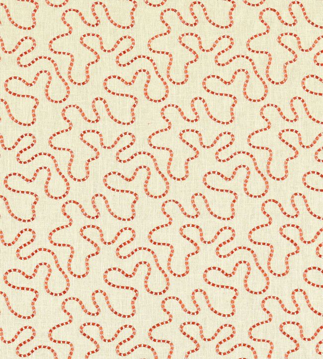 Wiggle Fabric by Harlequin Linen/Carnelian