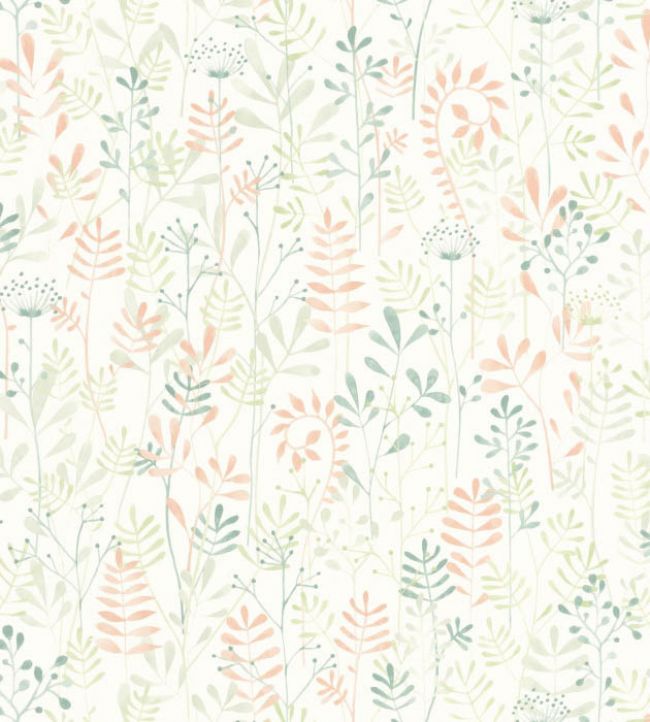 Wild Garden Wallpaper by Casadeco Vert Amande