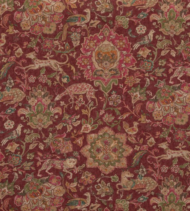 Wild Things Fabric by Mulberry Home Plum