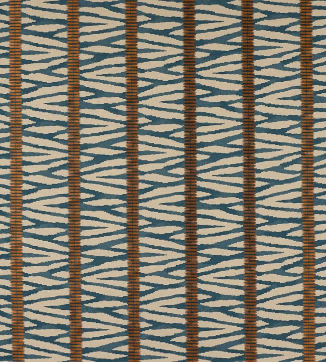 Wilder Fabric by Jane Churchill Indigo