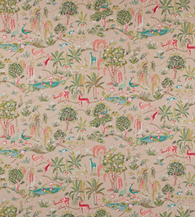 Wildwood Fabric by Jane Churchill Pink