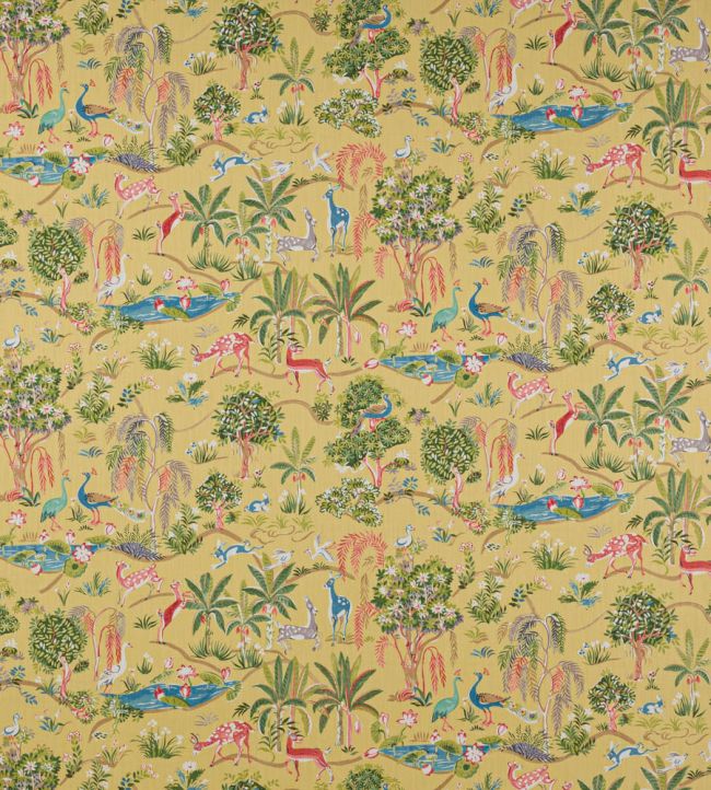 Wildwood Fabric in Yellow by Jane Churchill Jane Clayton