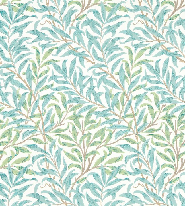 Willow Boughs Wallpaper by Morris & Co Willow / Seaglass