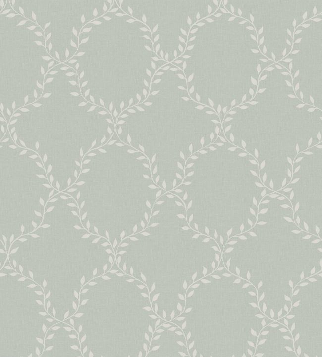 Wilma Wallpaper in Sage Green by Sandberg Jane Clayton