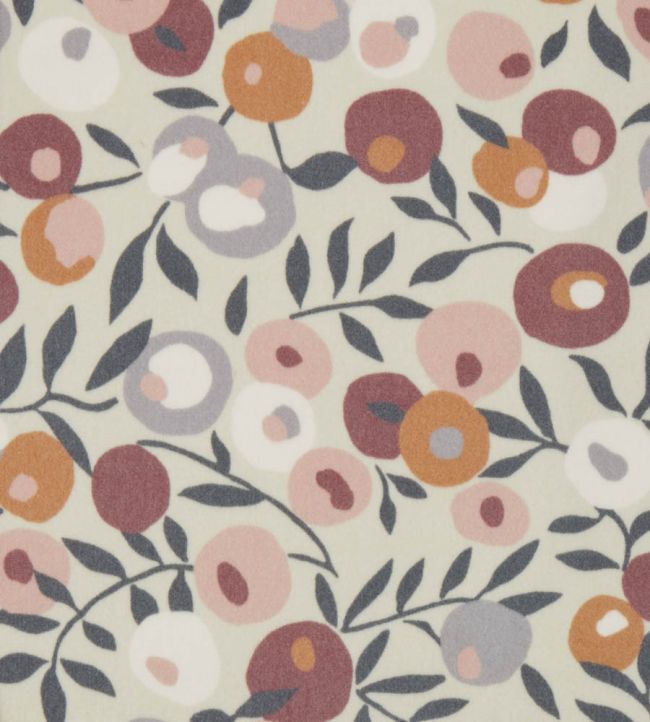 Wiltshire Blossom in Wellington Velvet Fabric by Liberty Sloe