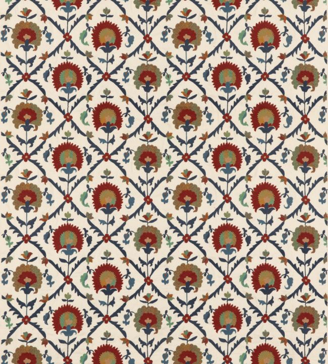 Winchelsea Fabric by GP & J Baker Red/Blue
