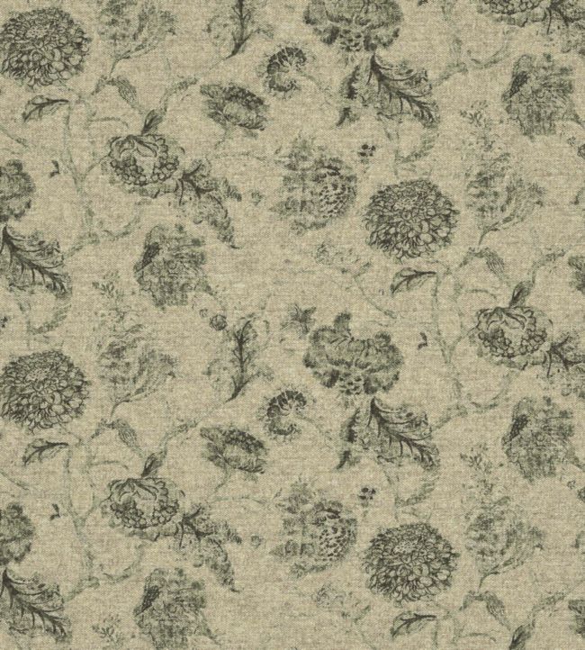 Woburn Fabric by Warwick Charcoal