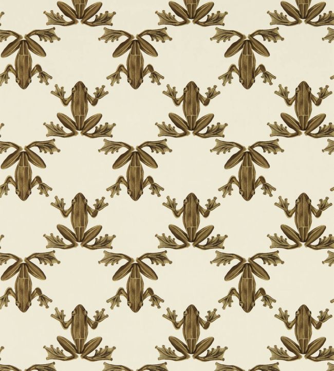 Wood Frog Wallpaper by Harlequin Gold / Parchment