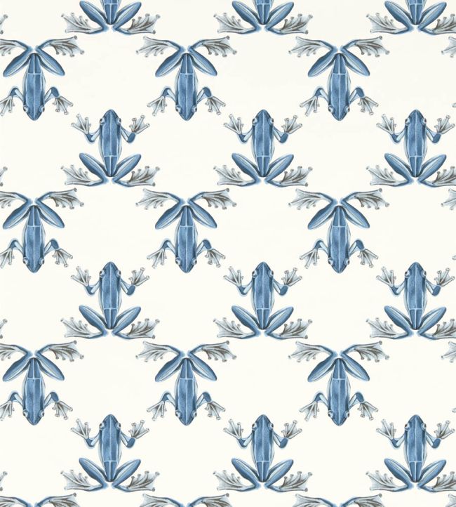 Wood Frog Wallpaper by Harlequin Wild Water / Chalk