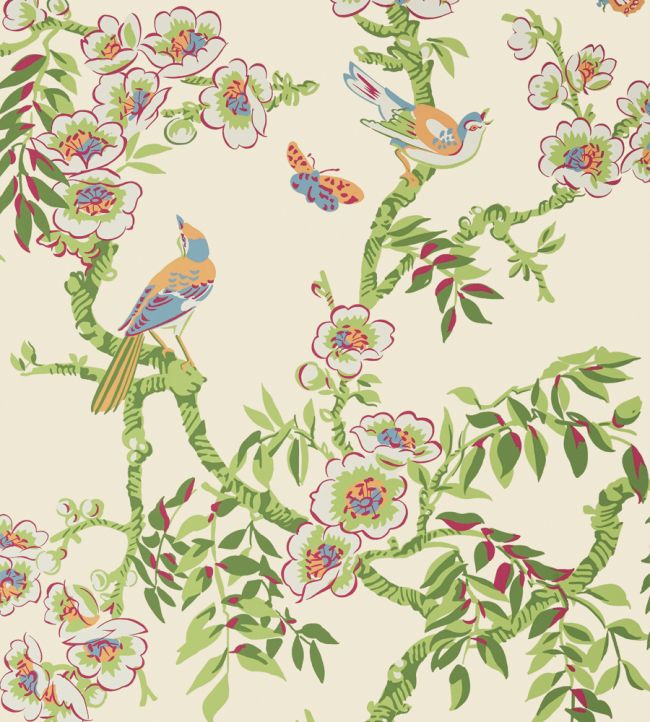 Yukio Wallpaper by Thibaut Cream