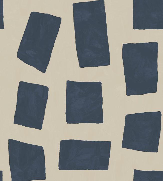 Zanzibar Wallpaper in Ink by Threads | Jane Clayton