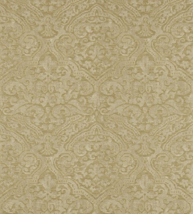 Renaissance Damask Wallpaper by Zoffany in Warm Gold Jane Clayton