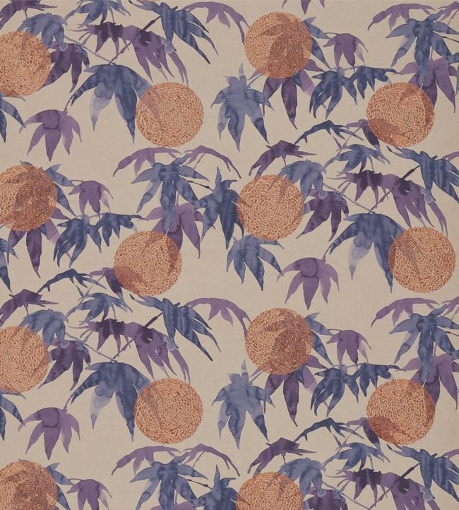 Acer Fabric by Zoffany in Indigo/Ink Jane Clayton